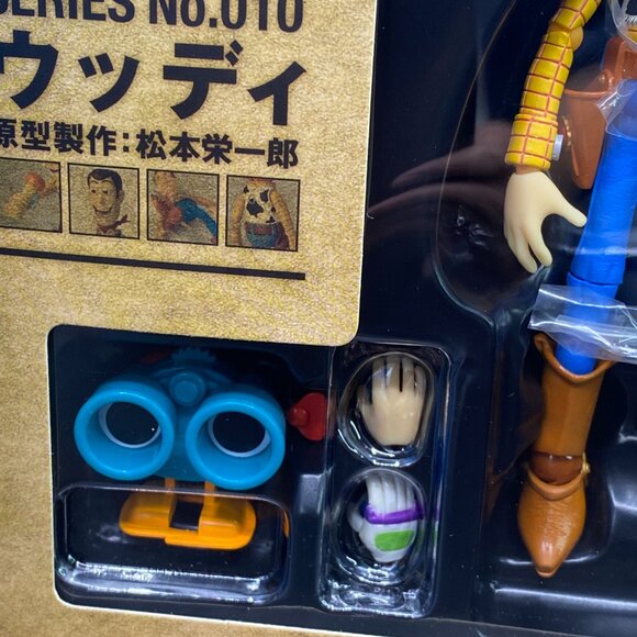 Tokusatsu Revoltech Toy Story Woody Figure 010 Disney Kaiyodo - Picture 9 of 12